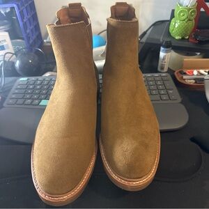 Allen Edmonds Tan Suede Boots